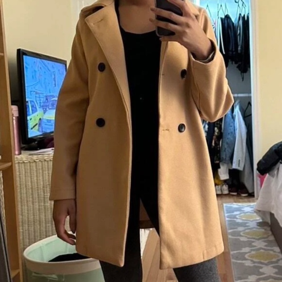 Classic Button Minimalist Jacket Coat - Picture 6 of 11